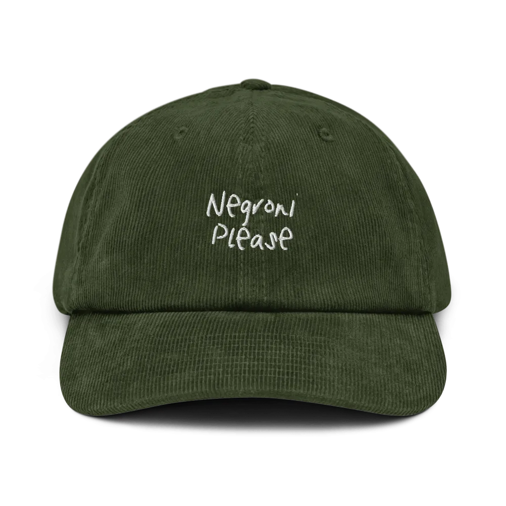 The Negroni Please Corduroy hat