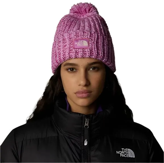 The North Face Womens Cozy Chunky Cabin Beanie Dragonfruit/Beetroot