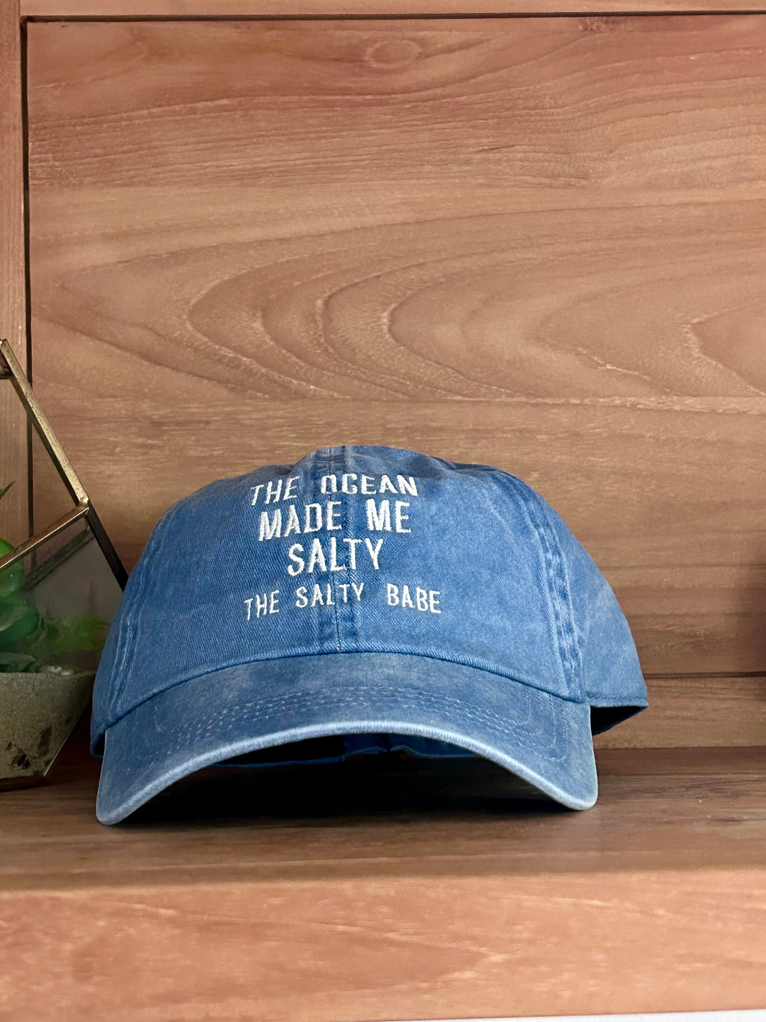 The Ocean Made Me Salty Baseball Hat