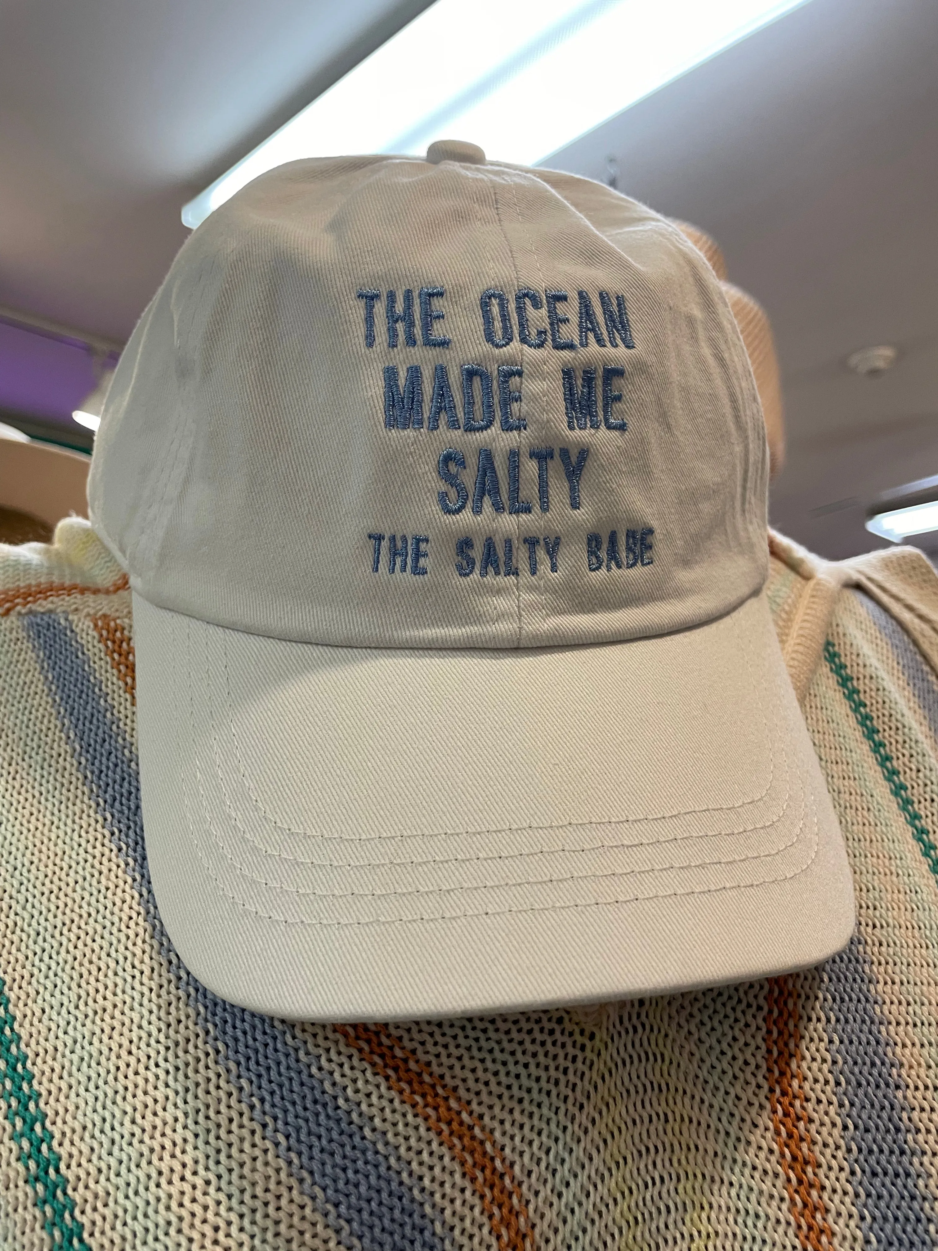 The Ocean Made Me Salty Baseball Hat