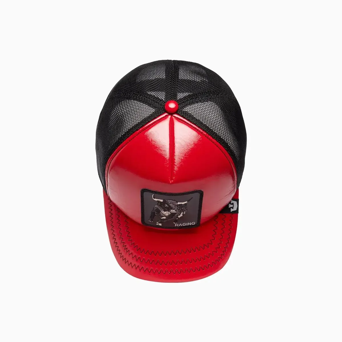 The Pamplona Puff Patent Trucker Hat