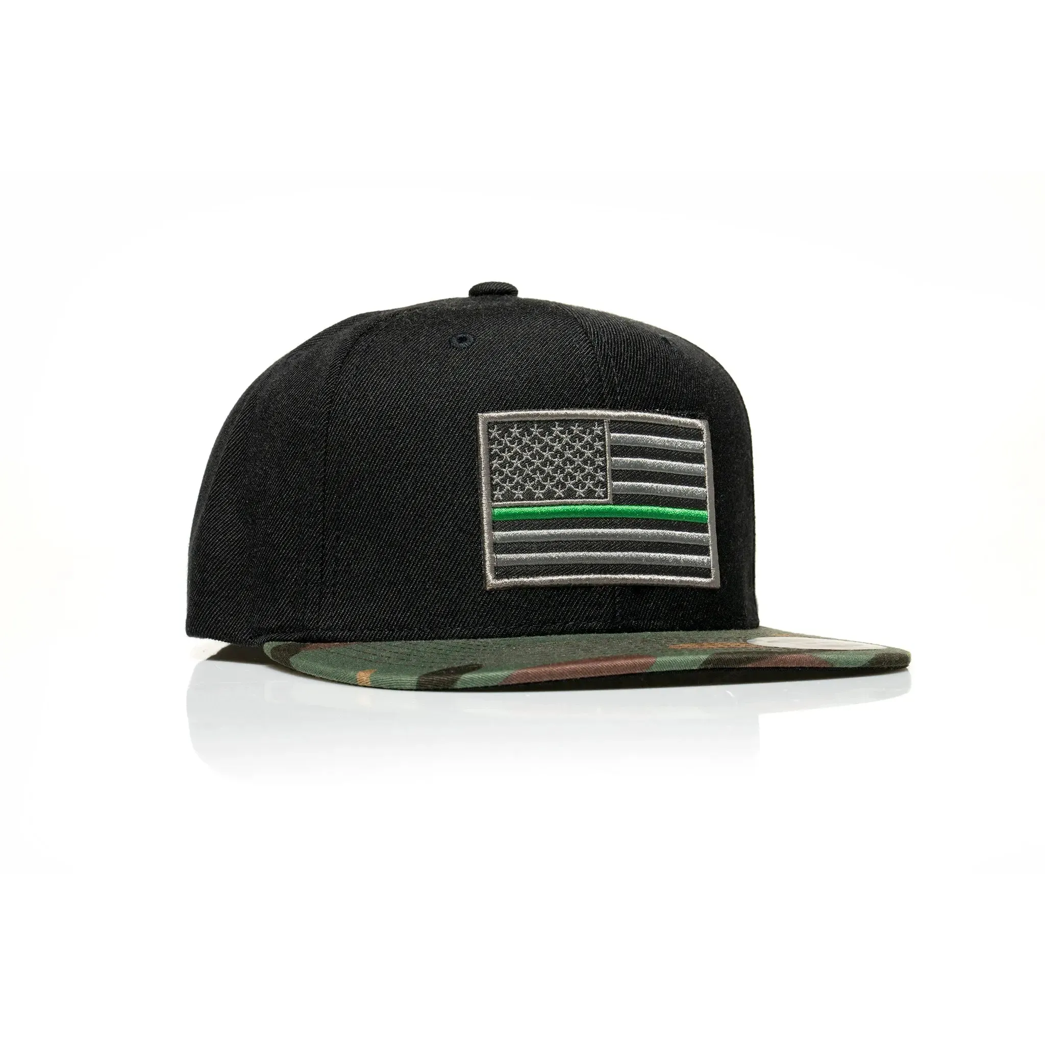 Thin Green Line Patch Snapback