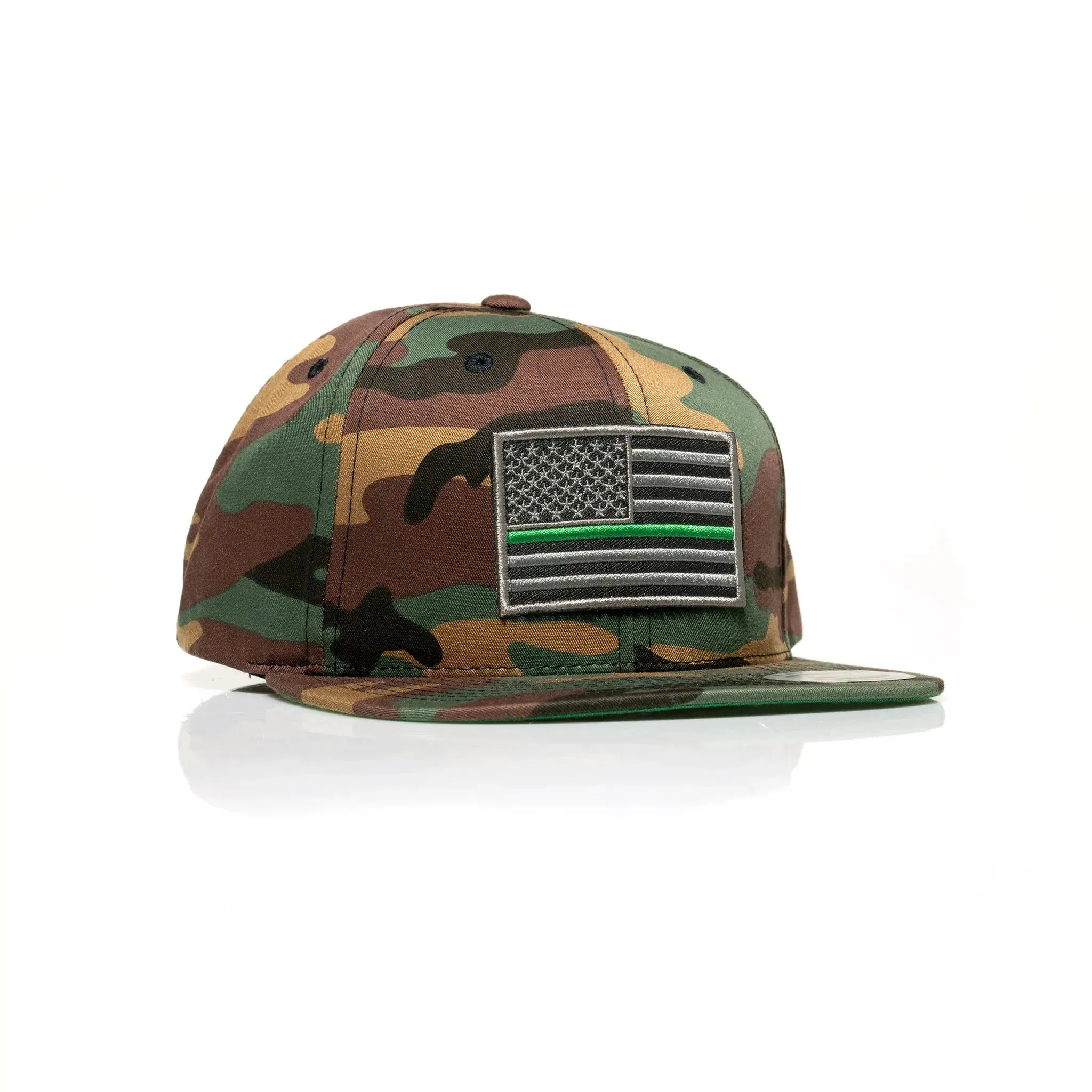 Thin Green Line Patch Snapback
