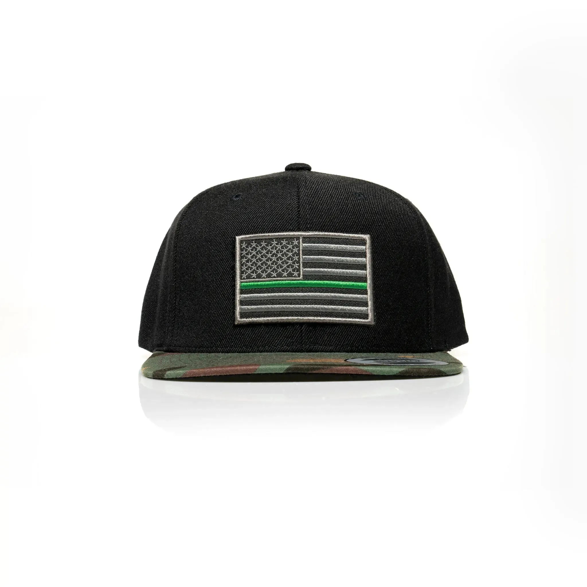 Thin Green Line Patch Snapback