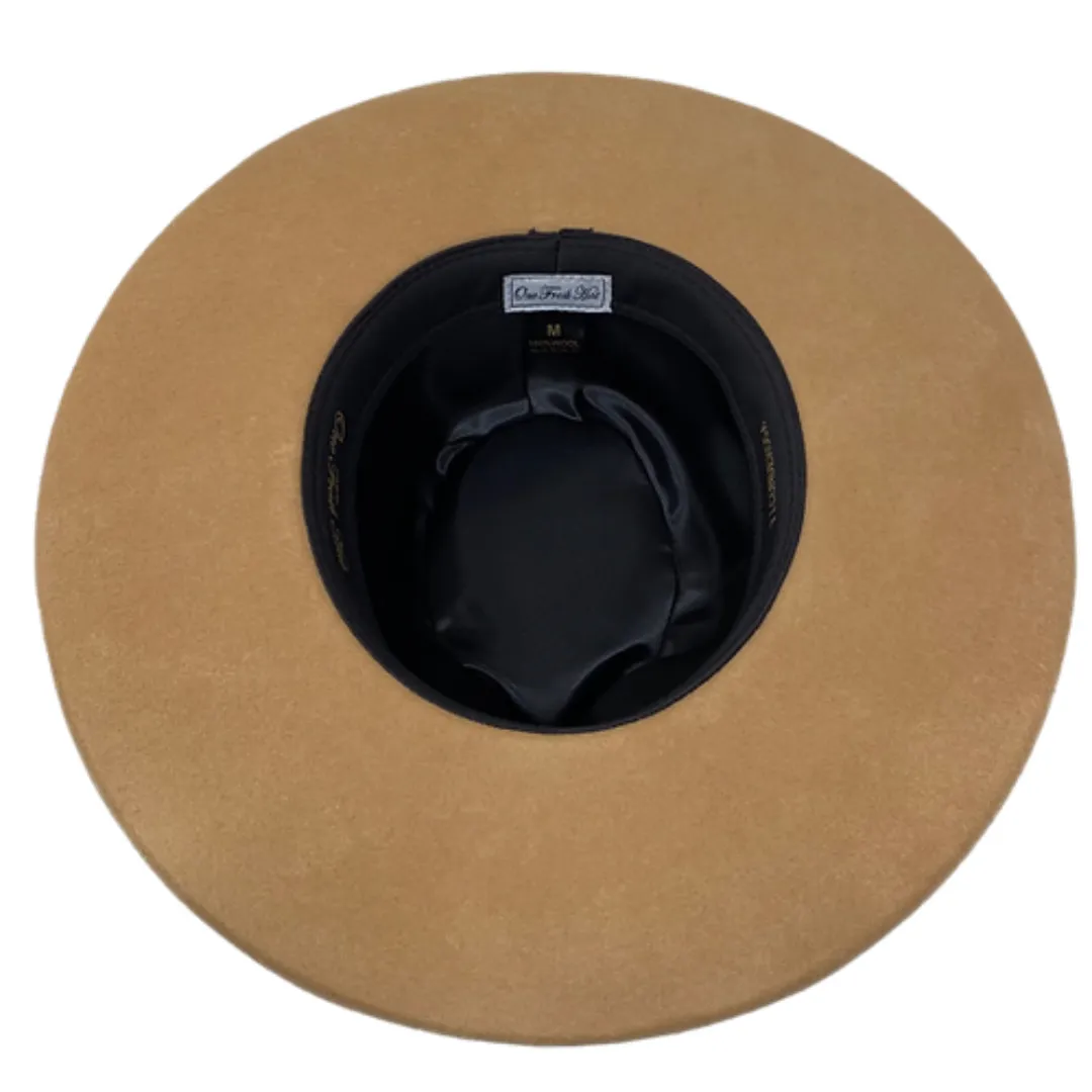 Ticonderoga Pencil Brim Tan Felt Hat