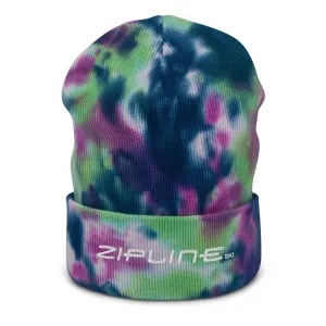 Tie-dye Zipline Beanie