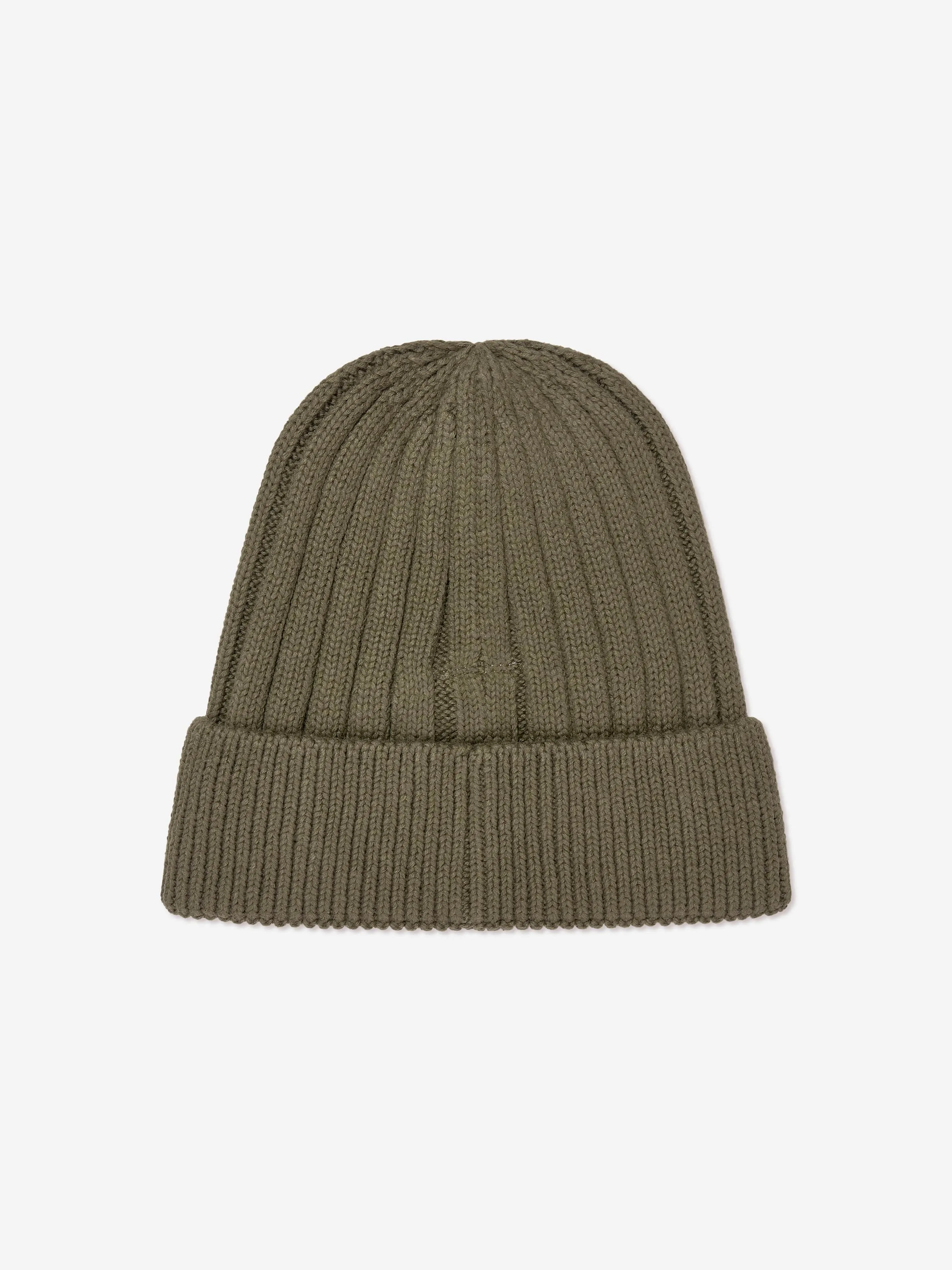 Timberland Boys Knitted Beanie Hat in Green