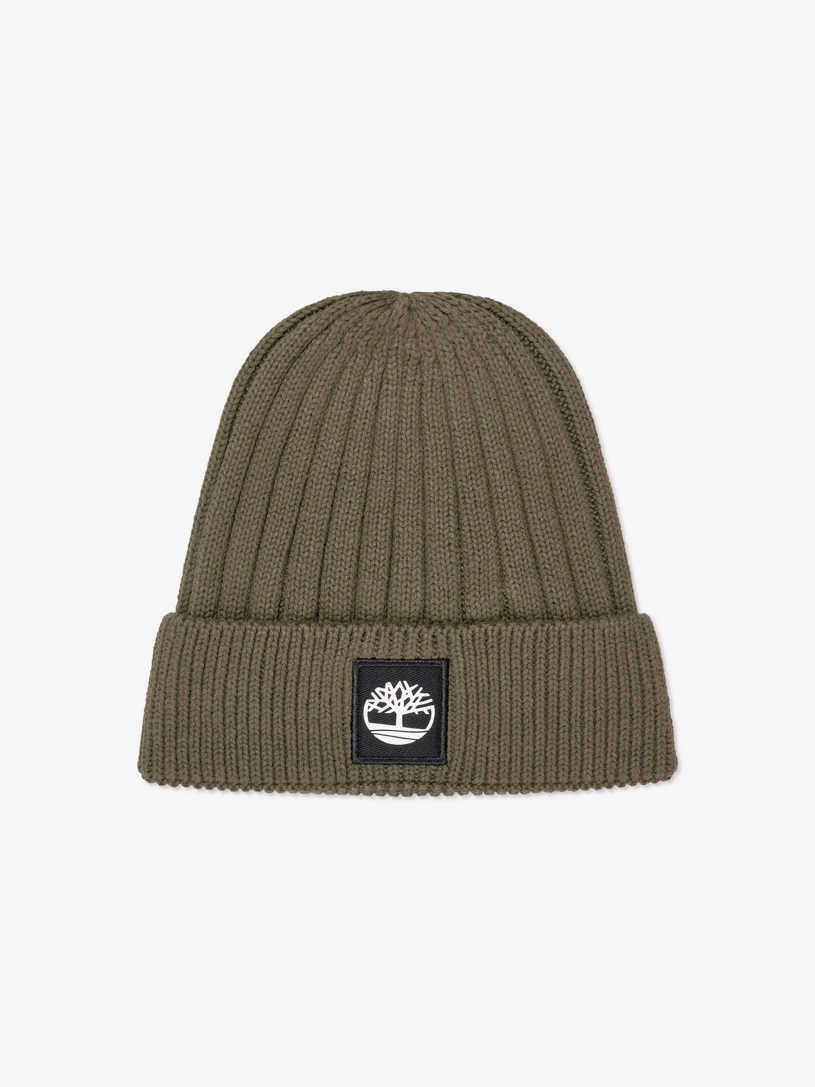 Timberland Boys Knitted Beanie Hat in Green