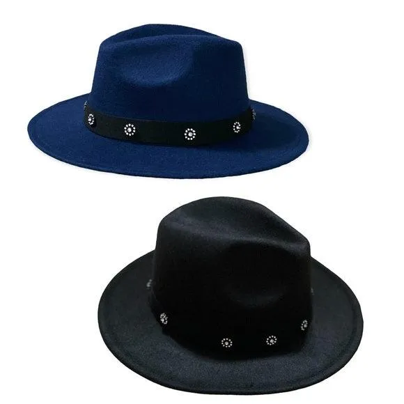 Timeless Navy Fedora Hat