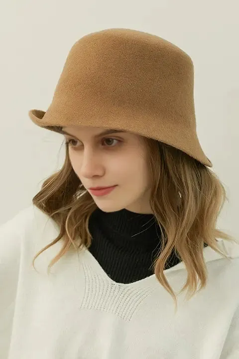 Timeless Wool Felt Cloche Hat