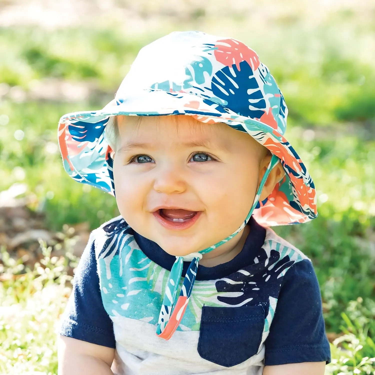 Tiny Twinkle Baby & Toddler Adjustable Brim Sun Protection Hat - UPF 50  UV Ray Sun Protection