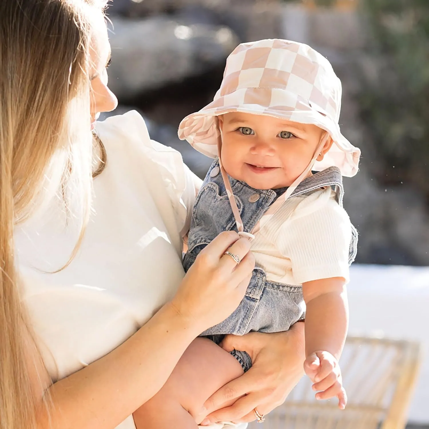 Tiny Twinkle Baby & Toddler Adjustable Brim Sun Protection Hat - UPF 50  UV Ray Sun Protection