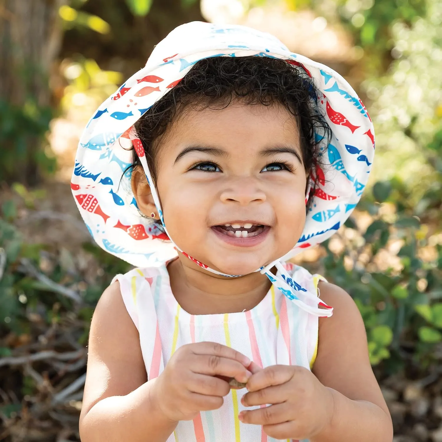 Tiny Twinkle Baby & Toddler Adjustable Brim Sun Protection Hat - UPF 50  UV Ray Sun Protection