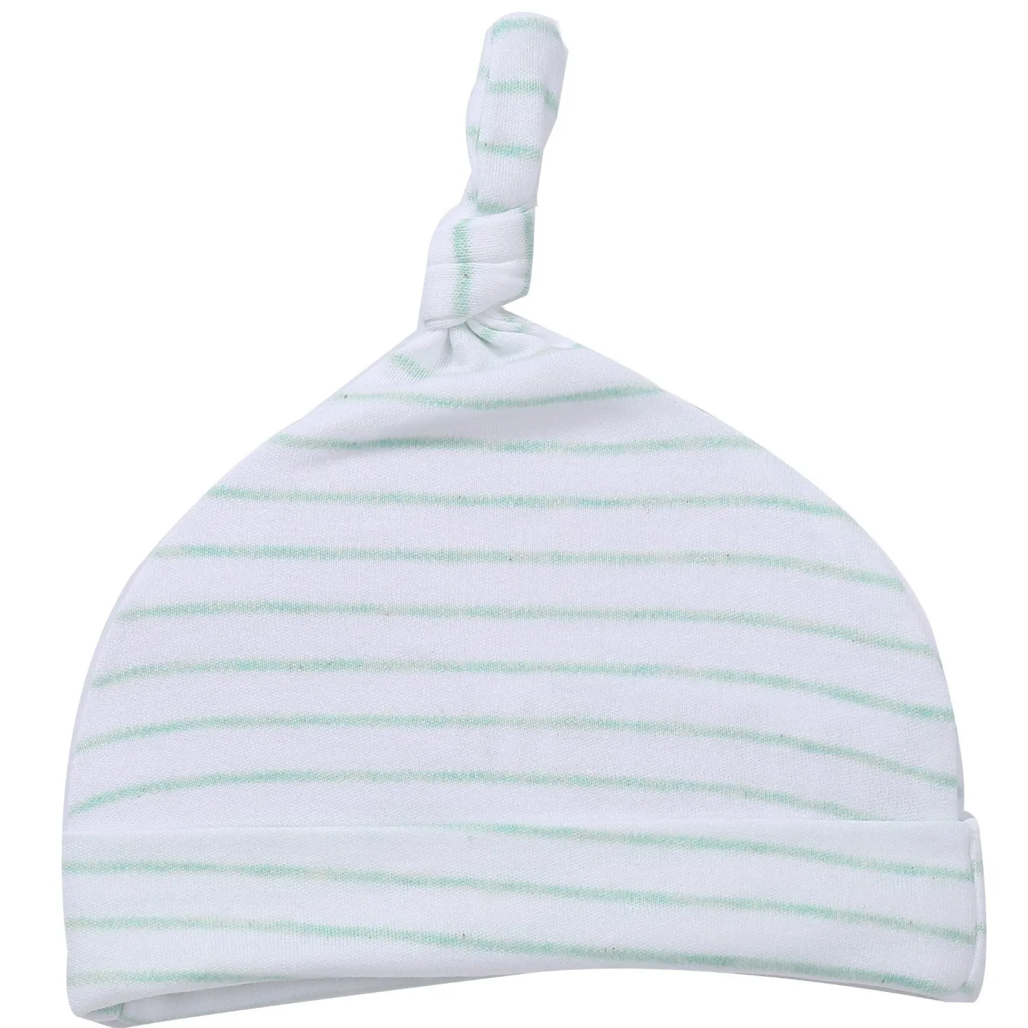 Top Knot Baby Hat 3-Piece Set for Boys Knotted Newborn Infant Beanie Caps