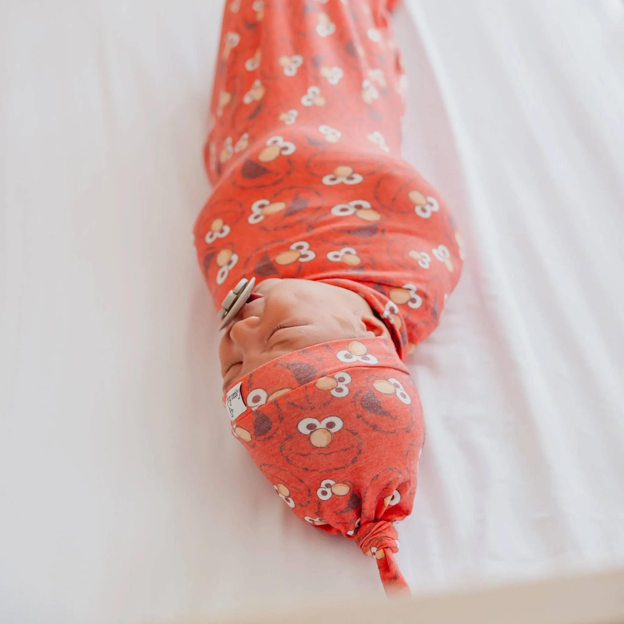 Top Knot Hat - Elmo