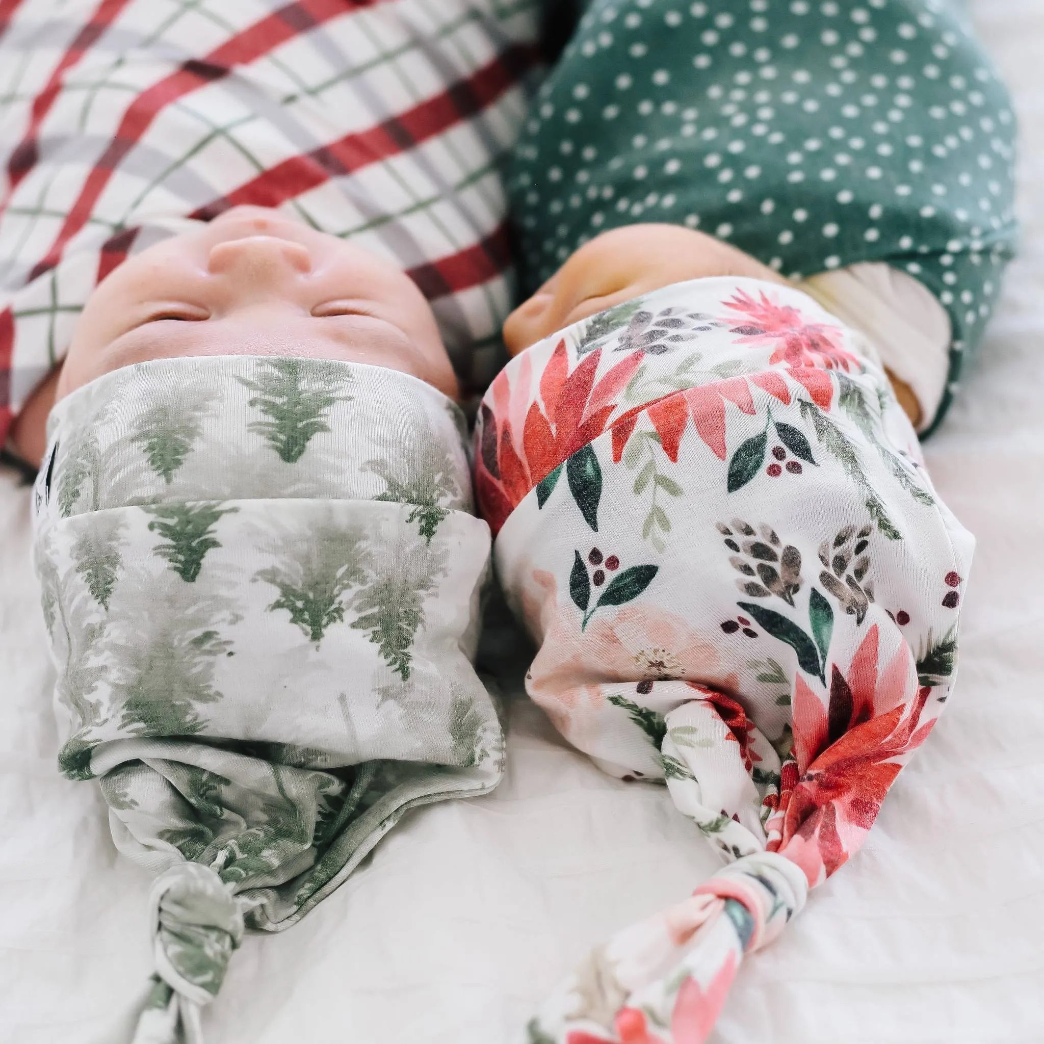 Top Knot Hat - Evergreen