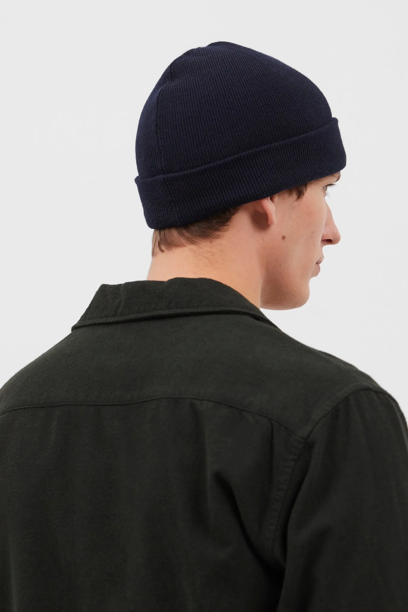 Top Tech Merino Beanie Dark Navy