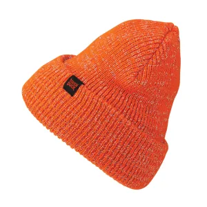 Tough Duck Urban Safety Acrylic Knit Toque with Reflective Yarn, Wide Cuff for Warmth and Visibility, Stylish Nighttime Essential for Comfort and Safety | One Size