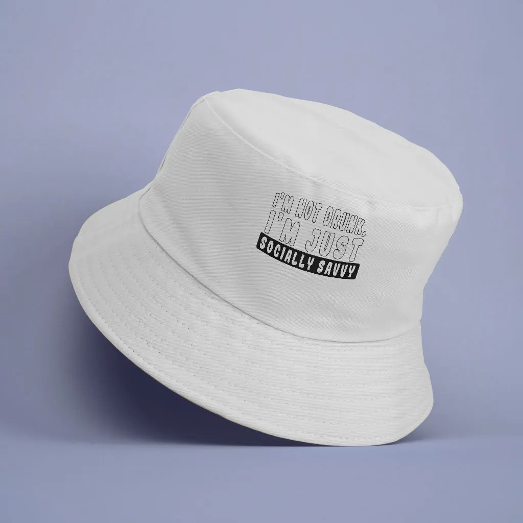 Trendy Design Bucket Hat - Quotes Hat - Funny Bucket Hat