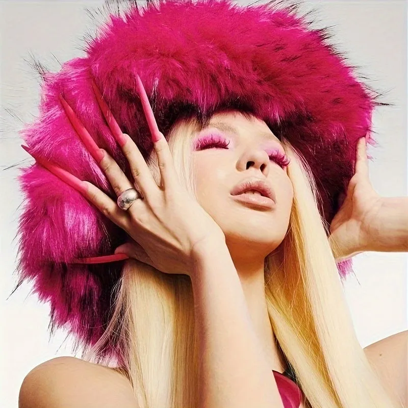 Trendy Oversized Faux Fur Bucket Hat
