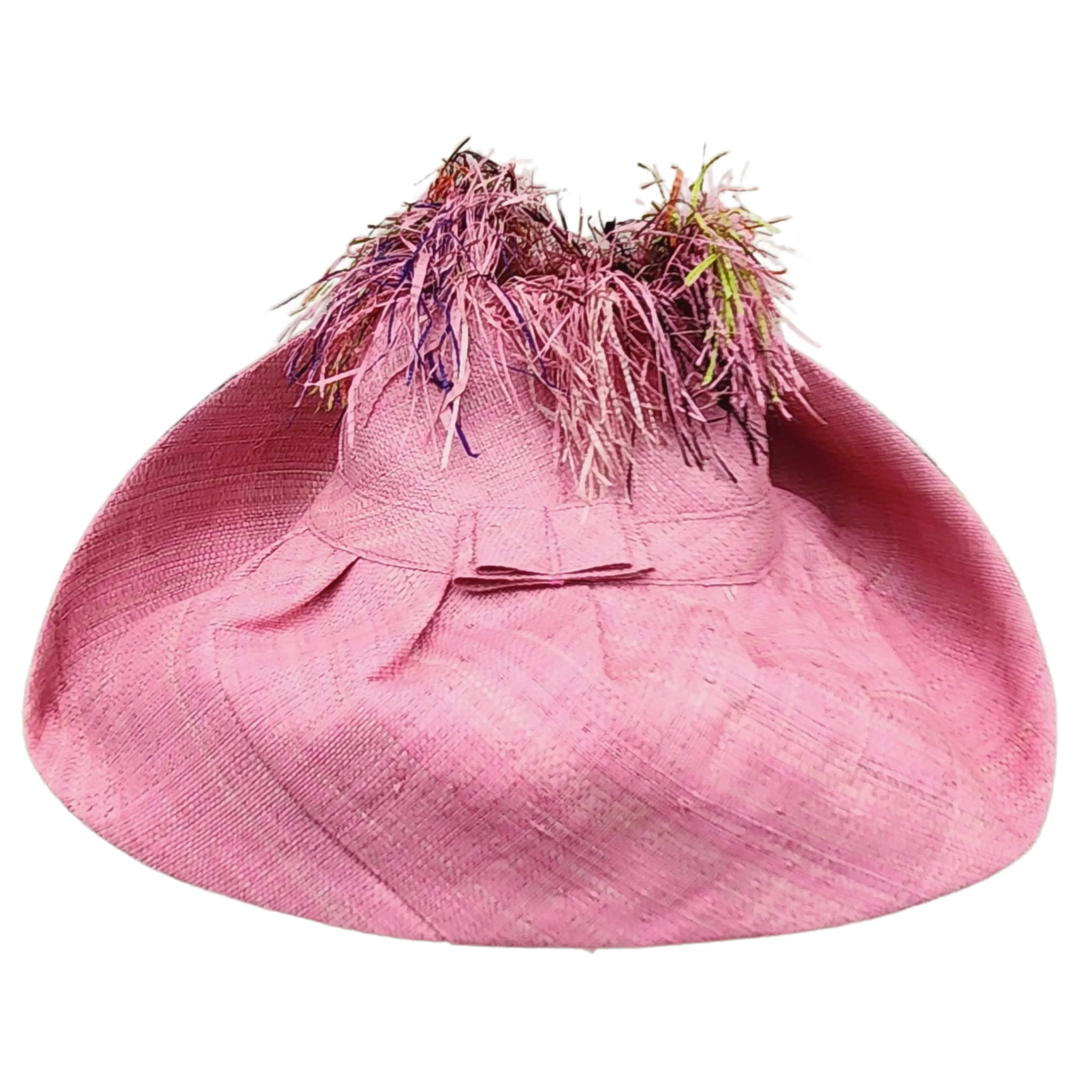 Tresor: Madagascar Big Brim Crown Out Raffia Sun Hat