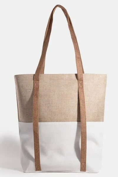 Two Tone Hat Carrier Canvas Tote Bag