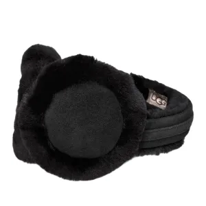 UGG Australia Women's Classic "U" Logo Speaker Earmuff Hat (Black)