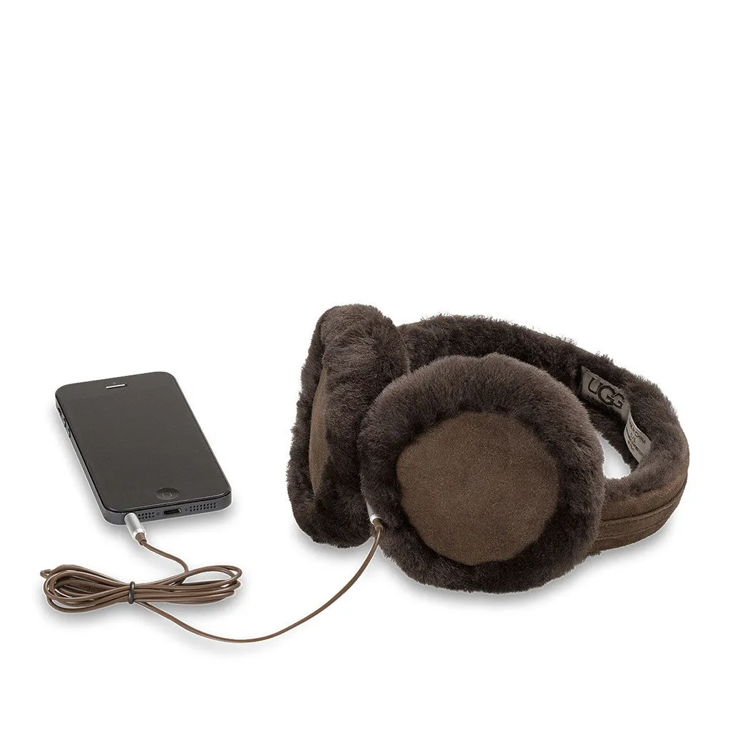UGG Classic Wired Earmuffs in Chocolate
