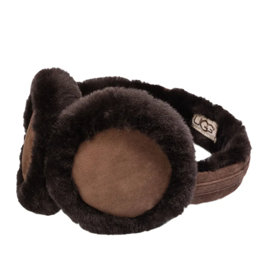 UGG Classic Wired Earmuffs in Chocolate
