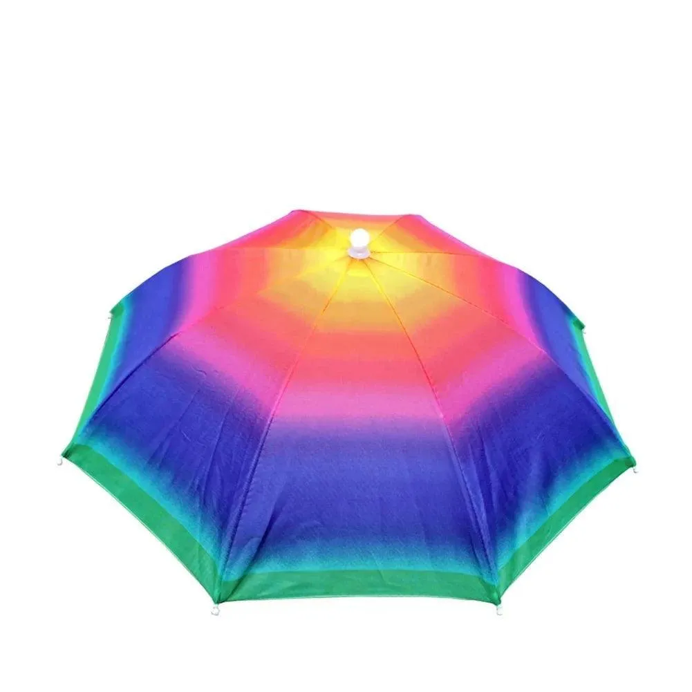 Umbrella Hat, Waterproof, Sun Protection, Lightweight & Portable, Adjustable Fit, Perfect for Outdoor Activities, Multiple Colors Available