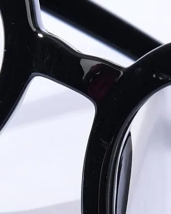Unique Vintage Black Heart Glasses | Black