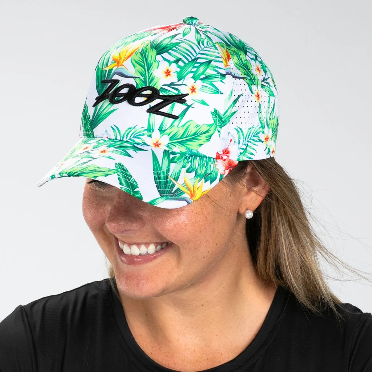 Unisex Curved Bill Hat - White Hawaiian