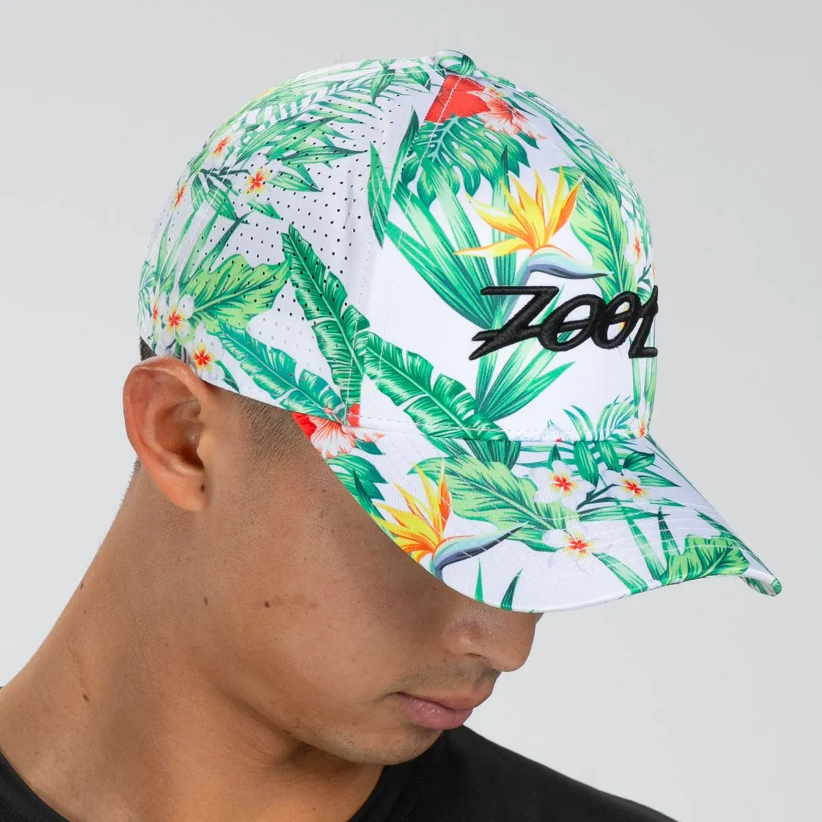 Unisex Curved Bill Hat - White Hawaiian
