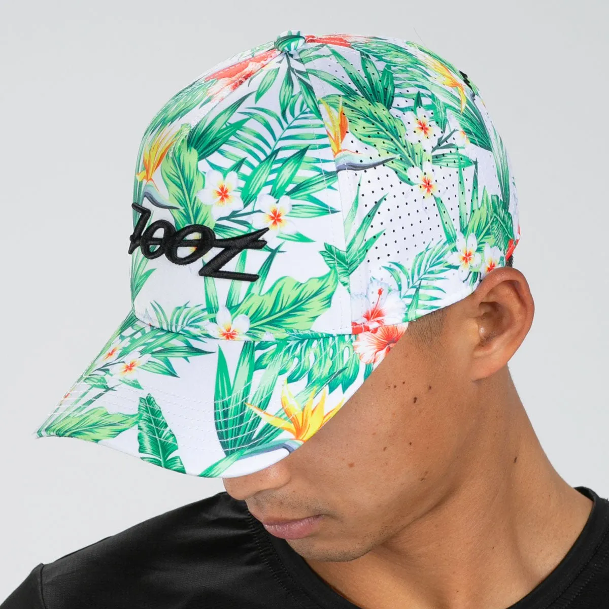 Unisex Curved Bill Hat - White Hawaiian