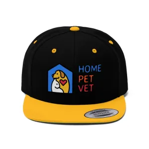 Unisex Flat Bill Hat