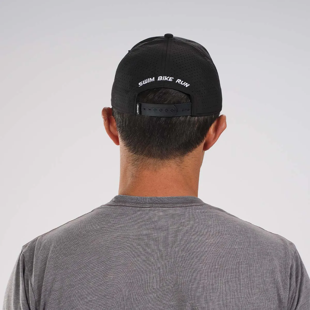 Unisex Tech Curved Bill Hat - Black