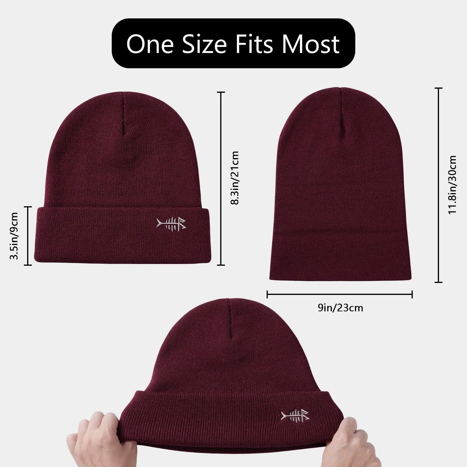 Unisex Winter Warm Knit Beanie Hats