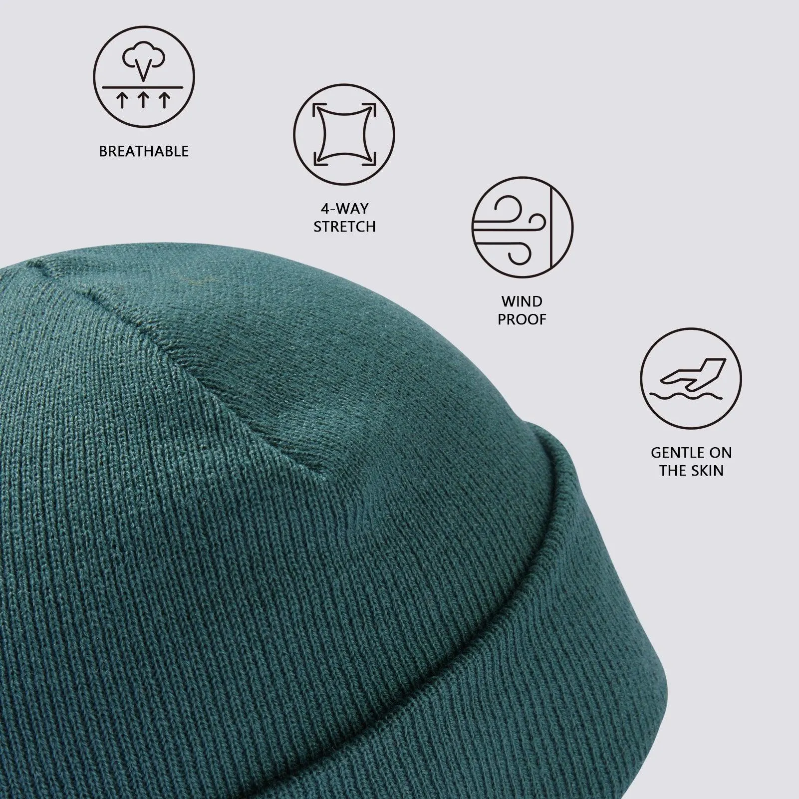 Unisex Winter Warm Knit Beanie Hats
