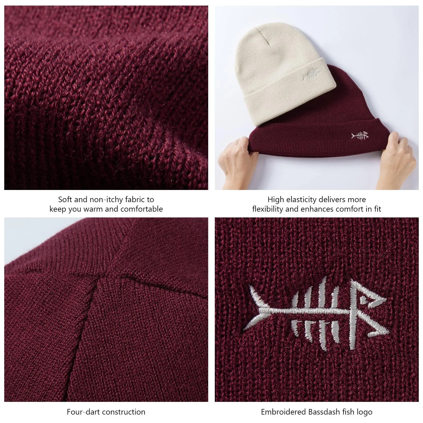 Unisex Winter Warm Knit Beanie Hats