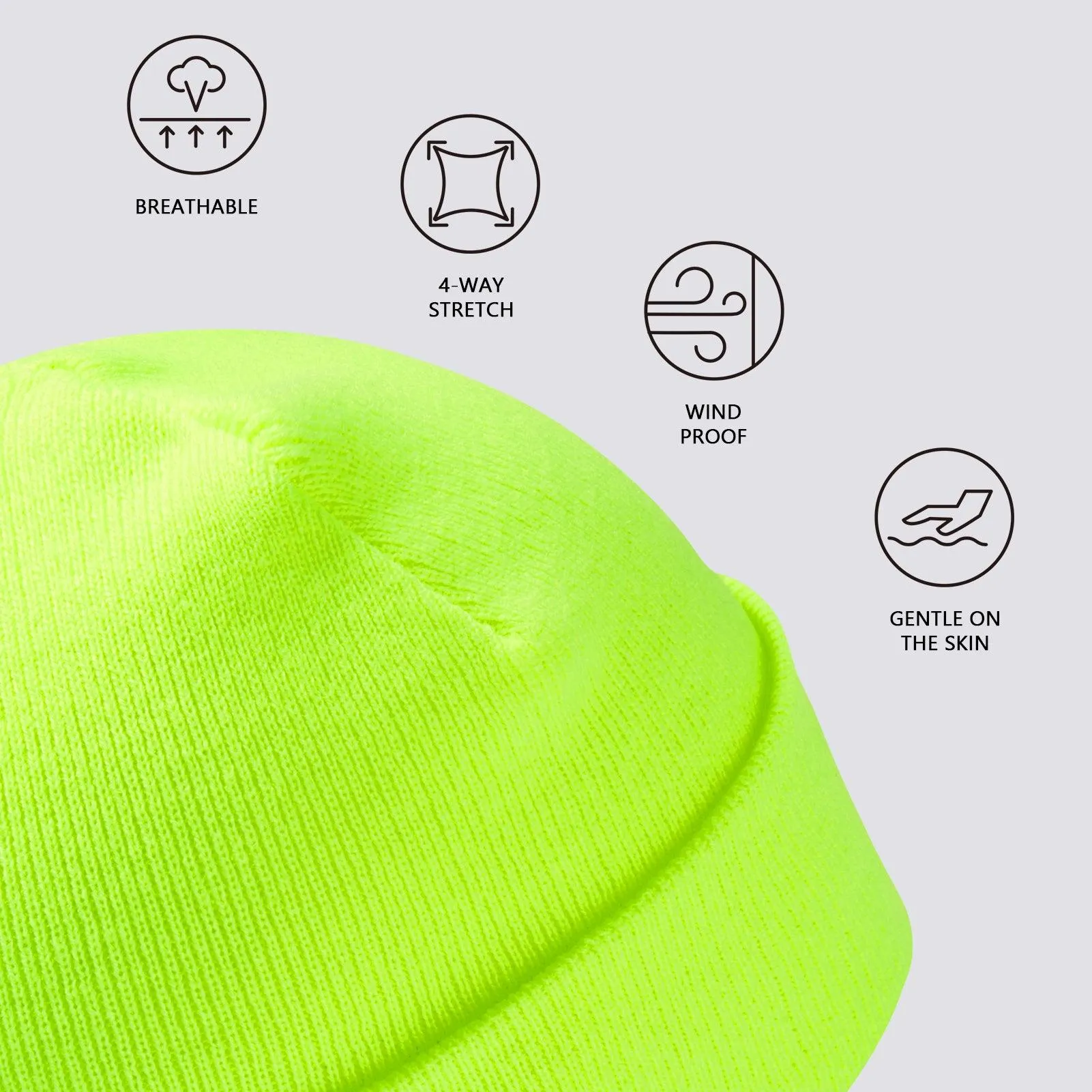 Unisex Winter Warm Knit Beanie Hats