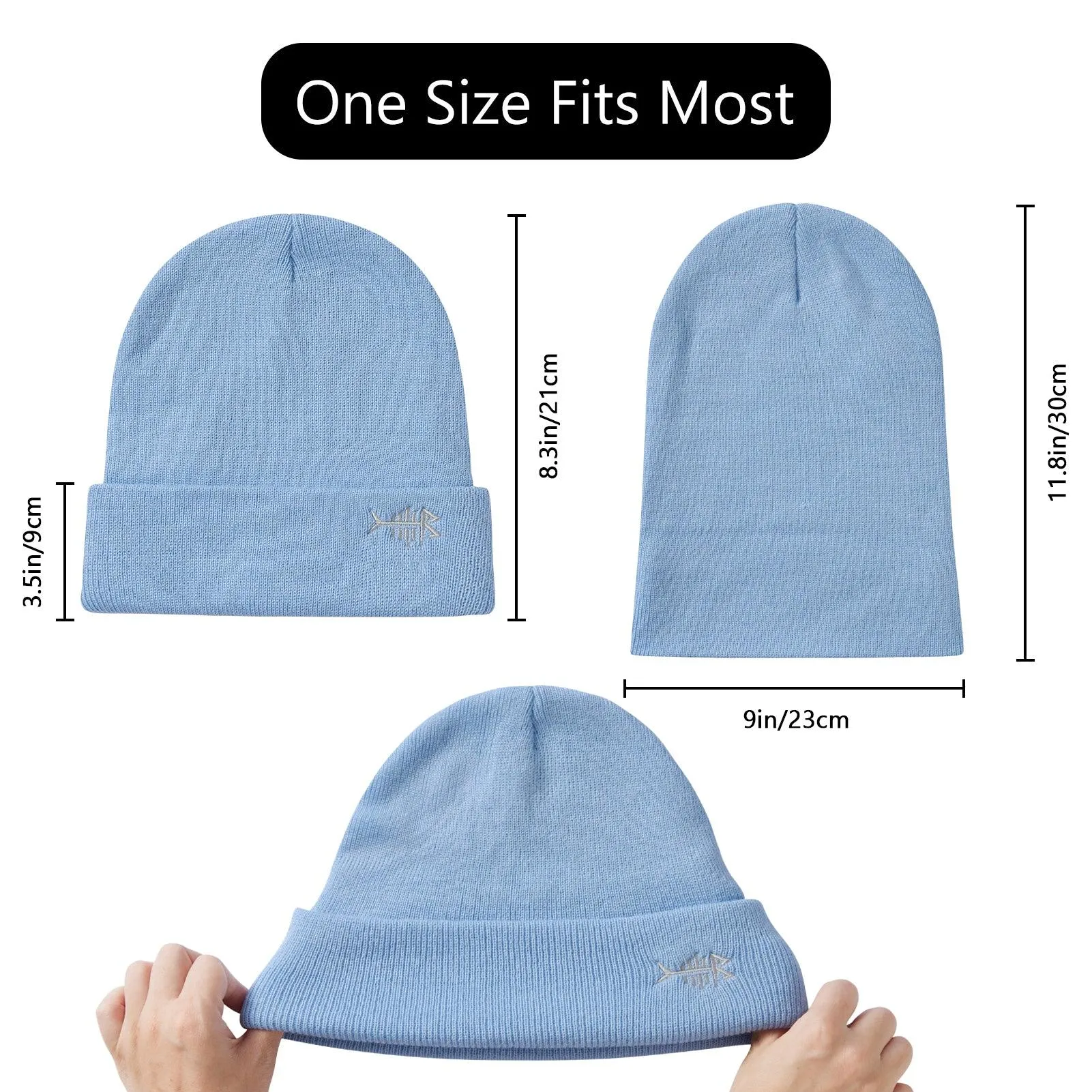 Unisex Winter Warm Knit Beanie Hats