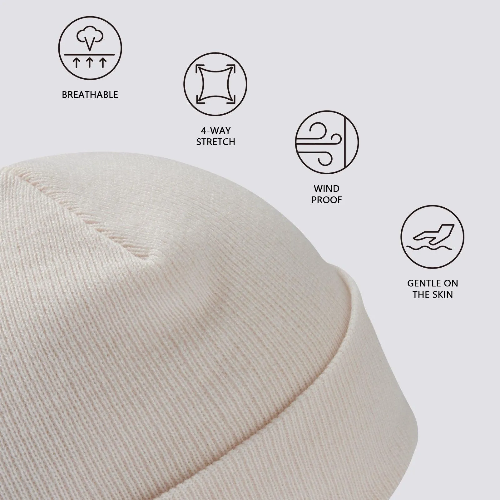 Unisex Winter Warm Knit Beanie Hats