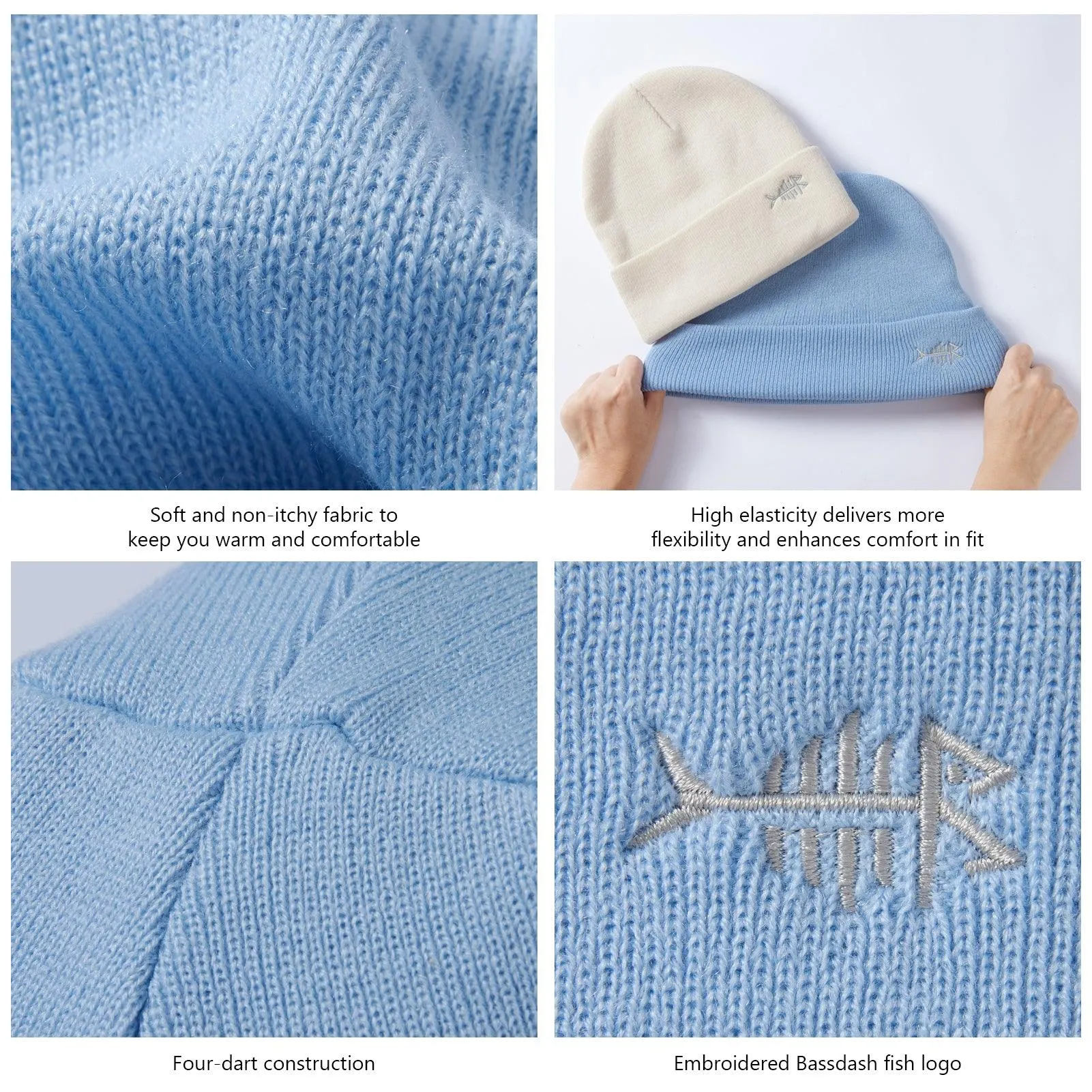 Unisex Winter Warm Knit Beanie Hats