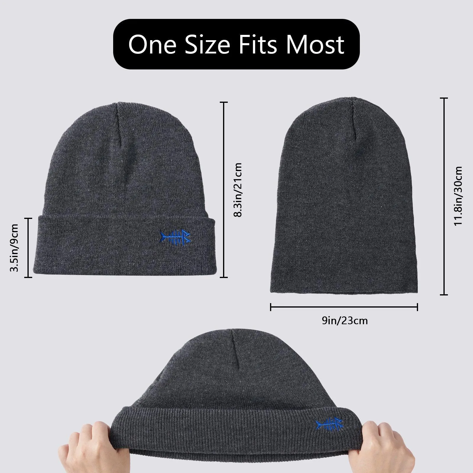 Unisex Winter Warm Knit Beanie Hats