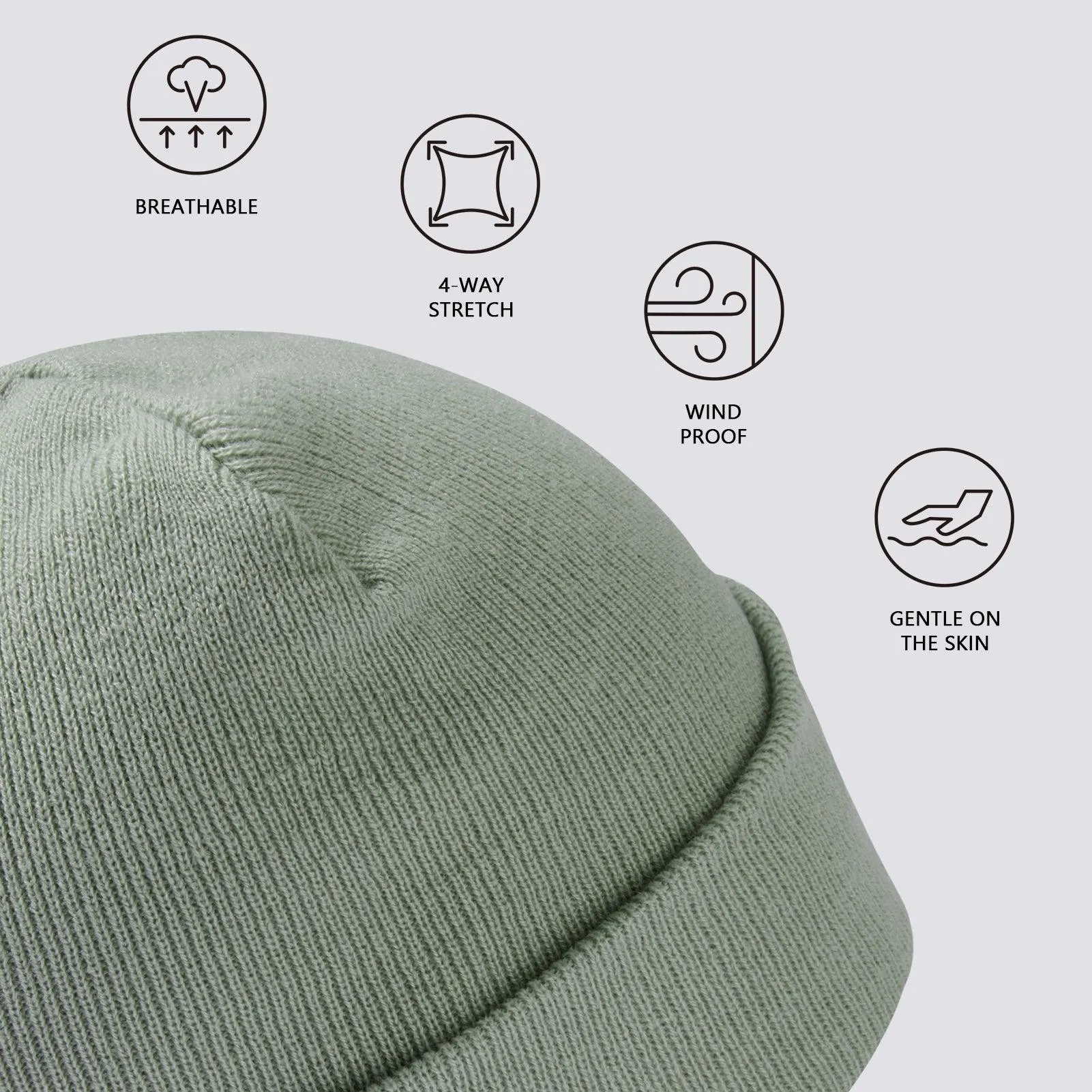 Unisex Winter Warm Knit Beanie Hats
