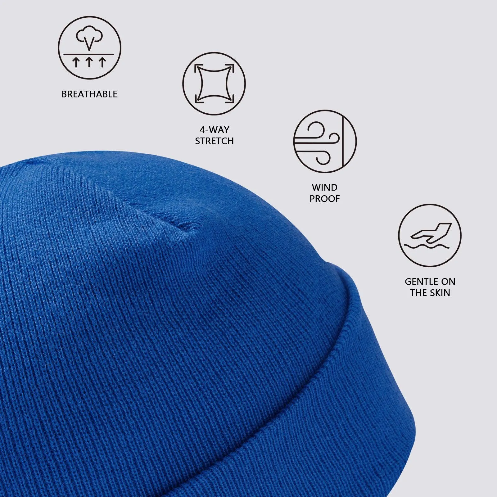 Unisex Winter Warm Knit Beanie Hats
