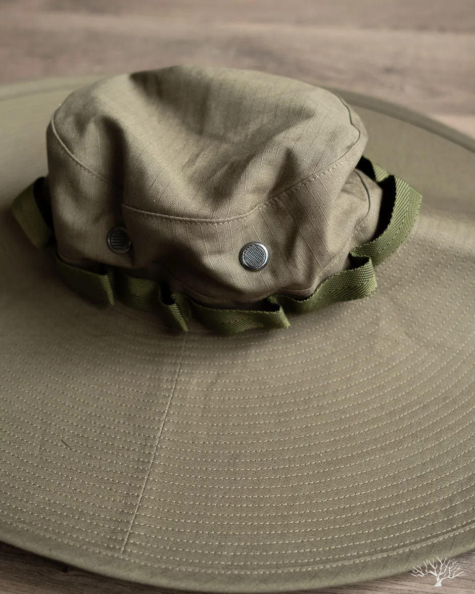 U.S. Army Wide Brim Jungle Hat - Army Green Ripstop