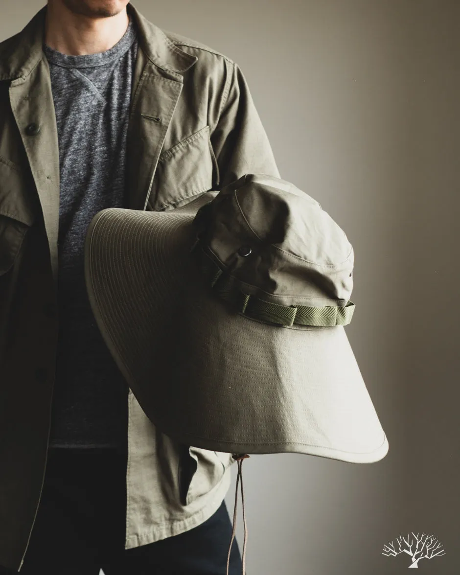 U.S. Army Wide Brim Jungle Hat - Army Green Ripstop