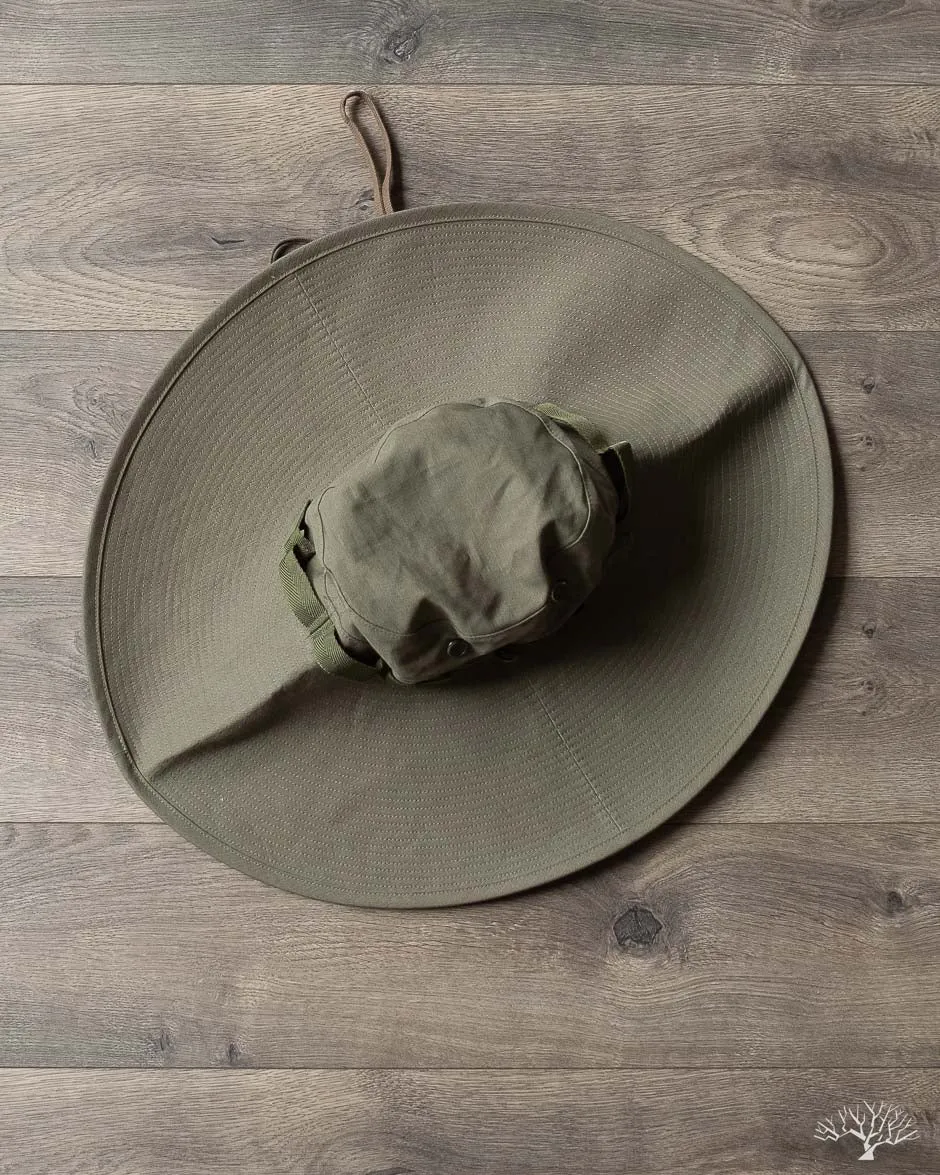 U.S. Army Wide Brim Jungle Hat - Army Green Ripstop