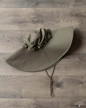 U.S. Army Wide Brim Jungle Hat - Army Green Ripstop